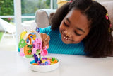 Polly Pocket Flower Garden Bunny Compact Playset with 2 Micro Dolls & 12 Accessories, Including 2 with Color Change