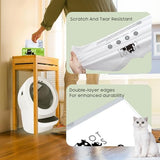 Cat Litter Box Robot 4 and 3 Waste Bags, 60 Pack Automatic Litter Box Bags, Thick Heavy Duty Cat Litter Box Liner Bags
