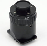 Microscope Accessories Kit 1/2X Adapter Lens 38mm C-Mount Trinocular Stereo Microscope Tube for Digital Camera Focusing Microscope Slides