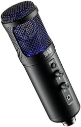 by Warm Audio Tempest - Large Diaphragm Studio Condenser USB Microphone + Stand + Shock Mount for Recording and Streaming