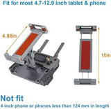 Hanatora 4.7-12.9 Inch Tablet Holder Mount for DJI Mavic Mini,Mini SE,Mavic 2 Pro/Zoom,Mavic Air,Spark,Mavic Pro/Platinum Remote Controller, Aluminum Phone Accessories