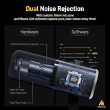 MAONO Dynamic Gaming Microphone with Software: USB XLR Podcast Computer Microphone with Boom arm - RGB PC Mic for Gamer - Podcast Microphone for Streaming Recording Studio YouTube Online Chat PD100XS