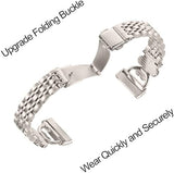 Bling Love Clover Bands For Women Compatible With Versa 4/Versa 3/Sense 2/Sense Stainless Steel Adjustable Replacement Strap.