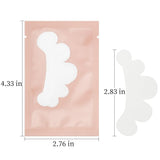 50 Pairs Eye Gel Pads, Lint Free Under Eye Patches for Eyelash Extensions, Premium Eye Mask Beauty Tool Kit (Pink)