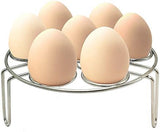 Egg Steamer Rack, Alamic Egg Rack Steamer Trivet Basket Stand for Instant Pot 3 Quart Accessories and Pressure Cooker 3 Qt Accessories, Stainless Steel - 1 Pack