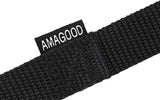 AMAGOOD Dog/Puppy Obedience Recall Training Agility Lead-15 ft 20 ft 30 ft 50 ft Long Leash-for Dog Training,Tie Out,Play,Safety,Camping (20Feet x 1Inch, Black)