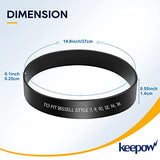 KEEPOW Style 7/9/10 P/N 3031120 Replacement Belt for Bissell Vacuum, 6 Pack