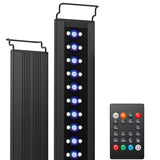NICREW C10 24/7 LED Aquarium Light for Plants, 12-18 Inches, 9W, Full Spectrum Fish Tank Light with Timer, Brightness Adjustable