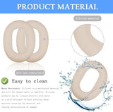 Adhiper 3 Set Case Cover for Sony WH-1000XM5 Headphones,Embody EarPad Cover/Ear Cover/Headband Cover/Headband Cushion Protector,Sweat Proof Soft Silicone Headphones Accessories（Off White）