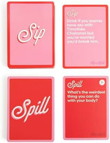 WHAT DO YOU MEME? Sip or Spill — The Girl's Night Party Game, Perfect for Galentines Day Games, or Valentines Friendship Gifts for Women, and Bachelorette Party Favors by Relatable