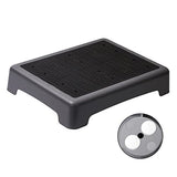 Fotree One Step Stool, Non-Slip Mobility Step Platform for Senior ＆ Adults, Safety Step Platform for Stair, Car, Bed, Chair, Shower, Bathtub, Outdoor, 3.5 Inch High Rise Stairs 440 Lbs Capacity