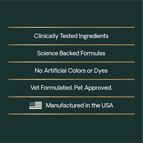 VetriScience Calm & Confident Chews, Composure Clinically Tested Calming and Anxiety Supplement for Dogs, Reduce Stress and Fear, Ideal for Thunderstorms, Fireworks and Travel, Bacon, 120 Count