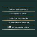 VetriScience Calm & Confident Chews, Composure Clinically Tested Calming and Anxiety Supplement for Dogs, Reduce Stress and Fear, Ideal for Thunderstorms, Fireworks and Travel, Bacon, 120 Count
