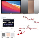 Screen Replacement for MacBook Air 13.3" A2337 2020 Year EMC 3598 Retina Full LCD Display Assembly 2560x1600 (Silver)