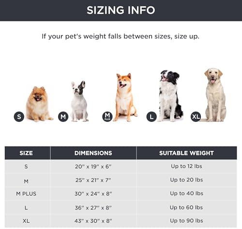 Bedsure Washable Dog Bed for Large Dogs - Cute Furry Puppy Beds, Rectangle Orthopedic Corduroy Fleece Pet Beds with Removable Zipper Cover, 36x27x8inches, Green