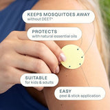 Cliganic Mosquito Repellent Pack (20 Bracelets + 30 Stickers) - for Kids & Adults, Natural DEET-Free, Essential Oil Infused