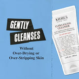 Kiehl's Ultra Facial Cleanser, Lightweight Foamy Facial Cleanser, Enriched Formula that Replenishes Skin Barrier, Gently Exfoliates and Moisturizes, Suitable for All Skin Types, Paraben Free
