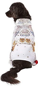 Elvis Presley: Elvis Presley Pet Couture Costume for For Dogs or Cats by Rubies, Medium