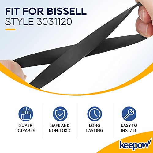 KEEPOW Style 7/9/10 P/N 3031120 Replacement Belt for Bissell Vacuum, 6 Pack