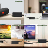 TKDY 19V 3.42A Laptop Charger Adapter, 19V DC Power Supply Compatible with 19 Volts Asus Gateway Toshiba HP Laptop Computer Accessories LG Samsung Monitor JBL Speaker.