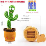 Ayeboovi Dancing Talking Cactus Baby Toy, Mimicking Recording Cactus Toy Repeats What You Say, Singing 120 Songs Toddler Toys Gifts for Birthday Pranks for Kids Autism Toys for 3 4 5 6+ Year Olds