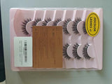Natural Cat Eye Lashes Wispy Eyelashes 10mm Fluffy Fake Lashes that Look Like Extensions 3D C Curl Simple False Lashes 53-GIRL CODE