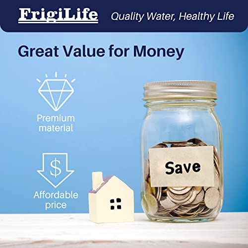 FrigiLife Refrigerator Water Filter Compatible with Frigidaire EPTWFU01, EWF02, Pure Source Ultra II, 4PACK