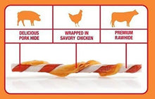 Load image into Gallery viewer, Good 'N' Fun Triple Flavor Twist Rawhide Treats For Dogs, 70 count
