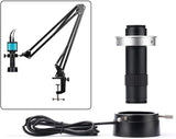 Microscope Accessories Kit Adjustable Magnification 1-130X Zoom C Mount Lens Distance Microscope Microscope Slides (Color : Lens Light B)