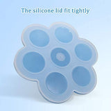Webake Baby Food Freezer Trays with Lid, Silicone Ice Cube Popsicle Molds with 7 Ice Pop Sticks, Egg Bites Molds Set of 2 for Instant Pot Accessories 3,5,6 qt Pressure Cooker
