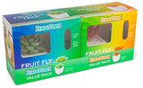 ZendoZones® Fruit Fly Trap 2 Pack, 1 ea of Joyful Janet & Tranquil Tabitha White Base