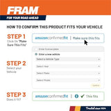 FRAM Ultra Synthetic Automotive Replacement Oil Filter, Designed for Synthetic Oil Changes Lasting up to 20k Miles, XG4967 with SureGrip (Pack of 1)