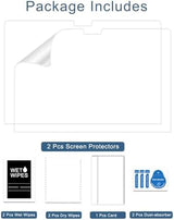 2 Pack Screen Protector for 2024 MacBook Pro 14 inches M4 Chip A3112 A3185 A3401 Clear High Definition Anti Scratch 5H Hardness Filter Laptop Protector Accessories