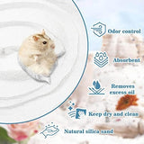 Sukh 47OZ Hamster Sand Bath - Fine Desert Sand Hamster Bedding Reptile Silica Sand Gerbil Hideout for Hamster Chinchillas Gerbil Syrian Mice Small Animals Small Pets