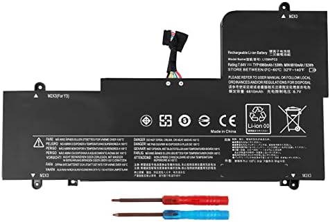 L15M4PC2 L15L4PC2 Laptop Battery Replacement for Ideapad Yoga 710 14 15 710-14ISK/141SK 710-11 710-14IKB 710-141KB 80V4 710-15IKB/151KB 710-15ISK/151SK Series Notebook 5B10K90778 53WH Laptop