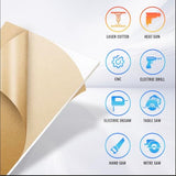 Plexiglass Sheets 1/4" (6mm) Thick - 2 Pack of 18x24 Clear Cast Acrylic Sheets for Laser Cutting, Signs, Glass Replacement, DIY and Crafts Project