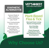 Vet’s Best Flea and Tick Advanced Strength Dog Shampoo - Dog Flea and Tick Treatment - Plant-Based Formula - Certified Natural Oils - 12 oz
