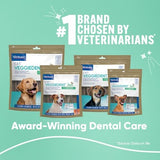 Virbac C.E.T. VEGGIEDENT Zen Tartar Control Chews for Dogs - Large