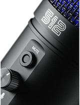 by Warm Audio Tempest - Large Diaphragm Studio Condenser USB Microphone + Stand + Shock Mount for Recording and Streaming