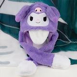Plush Ear Moving Jumping Hat, Cute Cartoon Anime Beanie Bunny Animal Hat Cap for Women Girls
