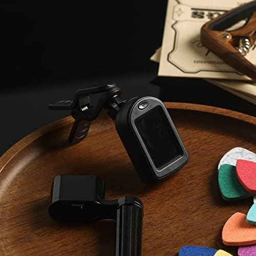 Ukulele Strings Accessories Kit, Nylon Ukulele Strings Set, Tuner, Felt Picks, Capo, Finger Protectors,String Winder for Soprano Concert Tenor Ukulele (28PCS, Walnut color)