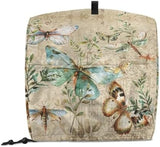 Stand Mixer Cover for Stand Mixer or Coffee Maker with Handle for KitchenAid Dust Cover with Pockets for Accessories (Butterfly and Leaves)