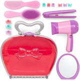 Battat- Play Circle- Hair Dryer With Sounds & Air – Carrying Case – Salon Accessories- Pretend Play Toys- Beauty Shop- 3 years + (15 Pieces)