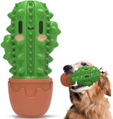 Dog Toys for Aggressive Chewers,Durable Dog Chew Toys for Medium Large Dogs Beef Favor,Cactus Dog Toothbrush Teeth Cleaning Toy Dog Toys to Keep Them Busy Christmas Birthday Gifts