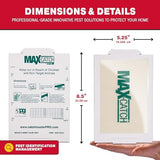 Catchmaster Max-Catch Mouse & Insect Glue Trap 36pk, Mouse Traps Indoor for Home, Sticky Pest Control Adhesive Tray for Catching Bugs, Rats & Rodents, Non Toxic Bulk Pre-Baited Glue Boards