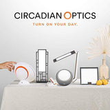 Circadian Optics Lumos 2.0 Light Therapy Lamp | Ultra Bright 10,000 Lux Full Spectrum LED Light (White)