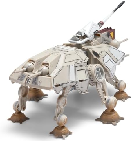 STAR WARS Micro Galaxy Squadron at-TE - 9-inch Six-Legged Vehicle with 2.5-Inch Speeder and Five 1-Inch Micro Figure Accessories
