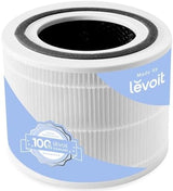 LEVOIT Genuine Core 300-P Air Purifier Replacement Filter, 3-In-1 Filter, High-Efficiency Activated Carbon, Core300-RF, 1 Pack, White