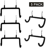Menecor 5PCS Pegboard Drill Holder with Double Hooks and Accessories Bag for Power Tools