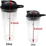 Replacement Parts New Blade with Cup and Lid Intended for Nutri Ninja Blender BL610